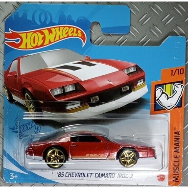 Hot Wheels Mainline 85 Chevrolet Camaro Iroc-z Red