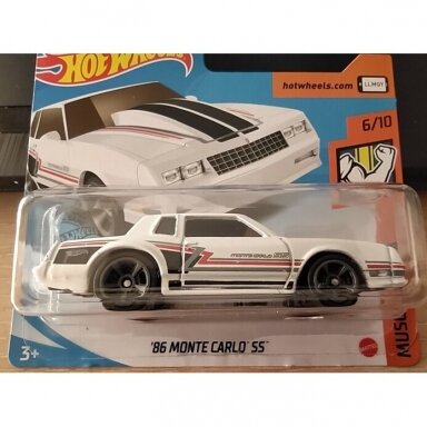 Hot Wheels Mainline 86 Monte Carlo SS white