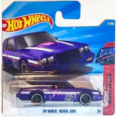 Hot Wheels Mainline 87 Buick Regal GNX Purple TH Treasure Hunt Short card