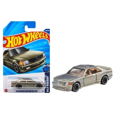 Hot Wheels Mainline 89 Mercedes Benz 560 SEC AMG Grey/Gold Hot Wheels Mainline 89 Mercedes Benz 560 SEC AMG Grey/Gold