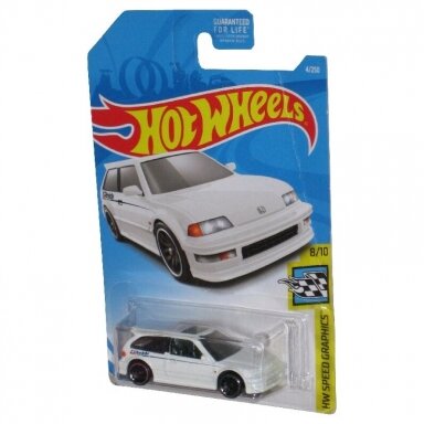 Hot Wheels Mainline 90 Honda Civic EF white