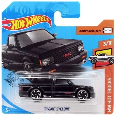 Hot Wheels Mainline 91 GMC Syclone black