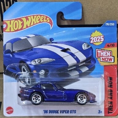 Hot Wheels Mainline 96 Dodge Viper GTS Blue