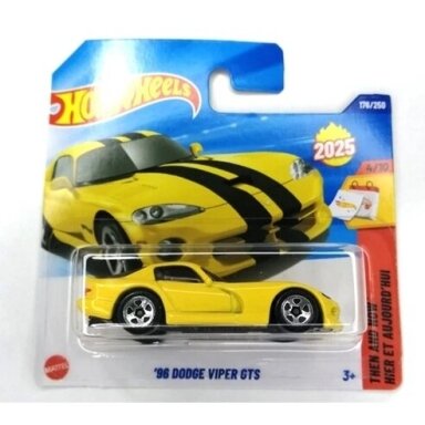 BROKEN BLISTER!!!   Hot Wheels Mainline 96 Dodge Viper GTS Yellow