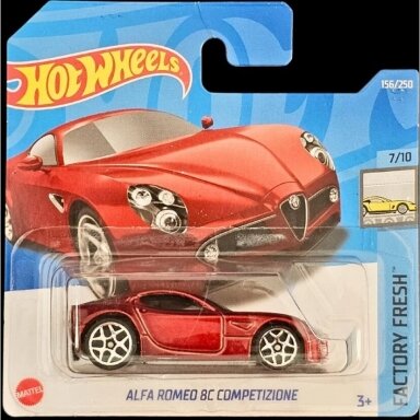 Hot Wheels Mainline Alfa Romeo 8C Competizione red