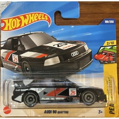 Hot Wheels Mainline Audi 90 Quattro Black