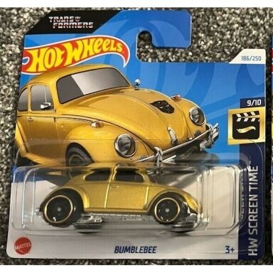 Hot Wheels Mainline Bumblebee (Volkswagen Beetle) gold Short Card