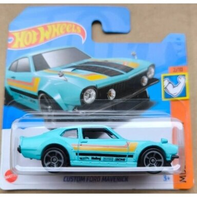 Hot Wheels Mainline Custom Ford Maverick light blue