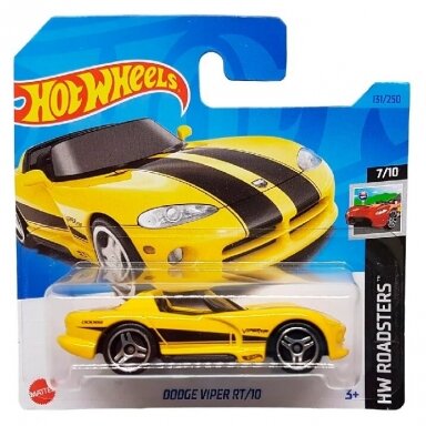 Hot Wheels Mainline Dodge Viper RT/10 yellow