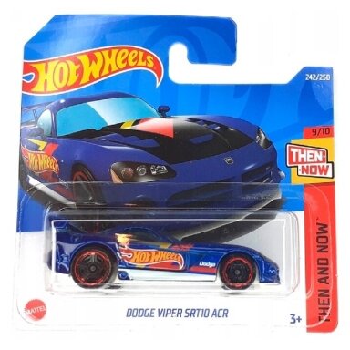 Hot Wheels Mainline Dodge Viper SRT10 ACR blue (card condition 8/10)