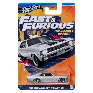 Hot Wheels Mainline Fast Cannon Car 1970 Chevrolet Nova SS