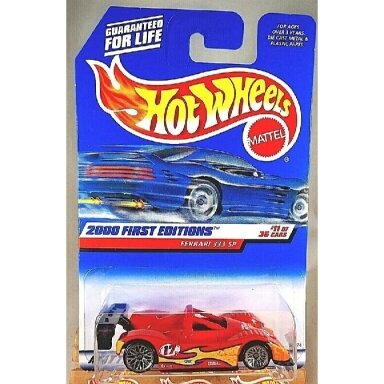 Hot Wheels MainLine Ferrari 333 SP Red 2000 First Edition