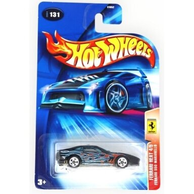Hot Wheels MainLine Ferrari 550 Maranello Black Collector No 131