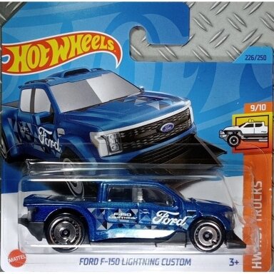 Hot Wheels Mainline Ford F-150 Lightining Custom blue