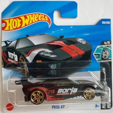 Hot Wheels Mainline Ford GT Borla black