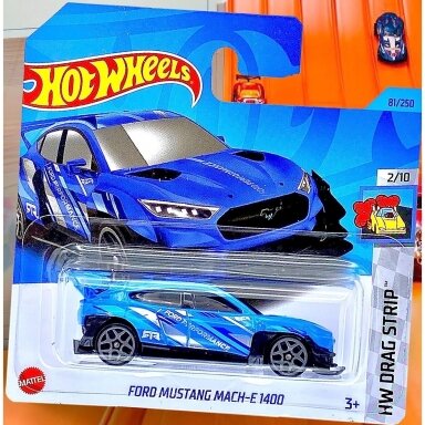 Hot Wheels Mainline Ford Mustang Mach-E 1400 blue