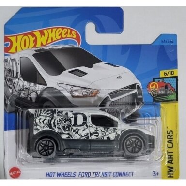 Hot Wheels Mainline Ford Transit Connect White