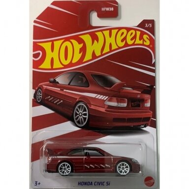 Hot Wheels Mainline Honda Civic Si red