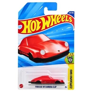 Hot Wheels Mainline Modeliukas Porsche 911 Carrera Clip red Long Card (yra Sandėlyje) Hot Wheels Mainline Modeliukas Porsche 911 Carrera Clip red Long Card (yra Sandėlyje)