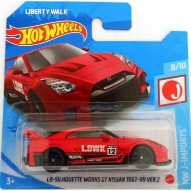 Hot Wheels Mainline LB Super Silhouette Wroks GT Nissan 35GT-RR ver.2 red short card