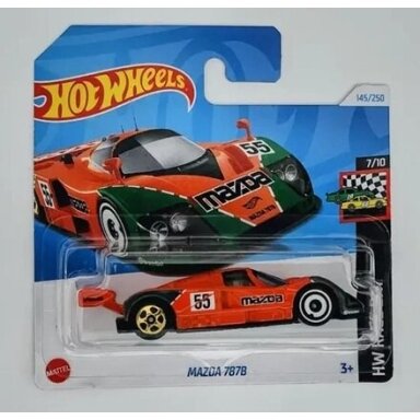 Hot Wheels Mainline Mazda 787B Orange Short Card
