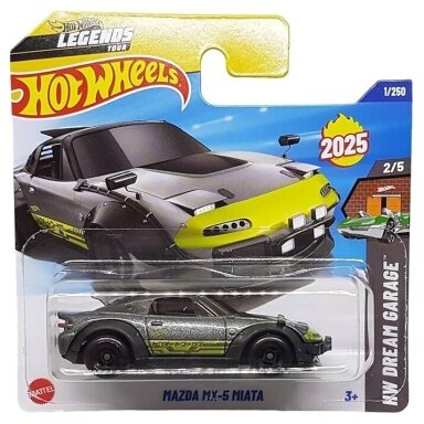 Hot Wheels Mainline Modeliukas Mazda MX-5 Miata Grey HW Dream garage Short card (yra Sandėlyje) Hot Wheels Mainline Modeliukas Mazda MX-5 Miata Grey HW Dream garage Short card (yra Sandėlyje)