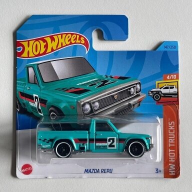 Hot Wheels Mainline Mazda Repu Light Blue