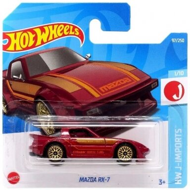Hot Wheels Mainline Mazda RX-7 Red
