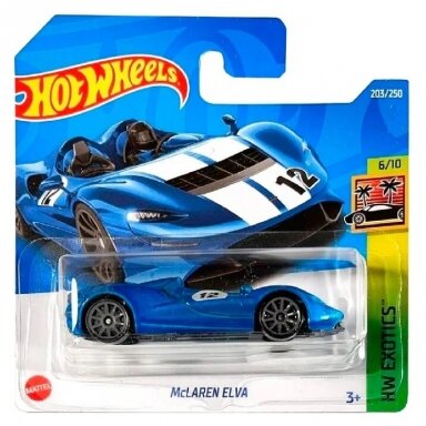 Hot Wheels Mainline McLaren Elva blue