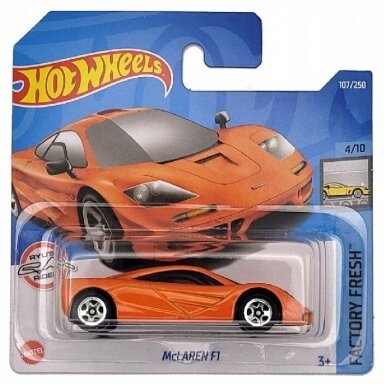 Hot Wheels Mainline McLaren F1 Orange