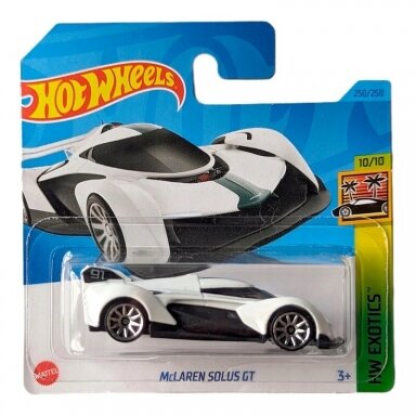 Hot Wheels Mainline McLaren Solus GT white