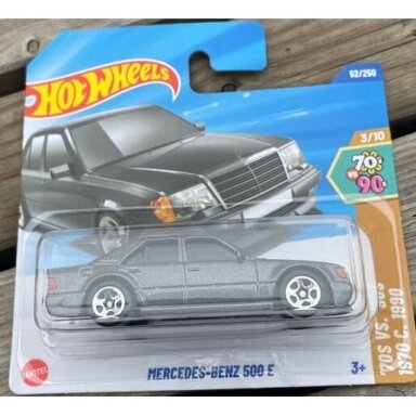 Hot Wheels Mainline Mercedes Benz 500 E Grey