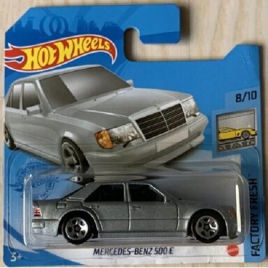 Hot Wheels Mainline Mercedes Benz 500 E silver