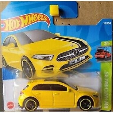Hot Wheels Mainline Mercedes benz A-Class yellow