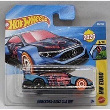 Hot Wheels Mainline Mercedes-Benz CLA Blue Short Card Hot Wheels Mainline Mercedes-Benz CLA Blue Short Card