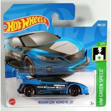 Hot Wheels Mainline Nissan Leaf Nismo RC_02 Blue