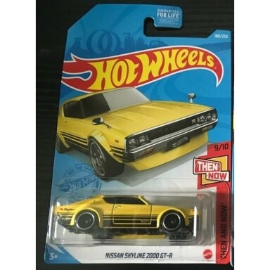 Hot Wheels Mainline Nissan Skyline 2000 GT-R Yellow