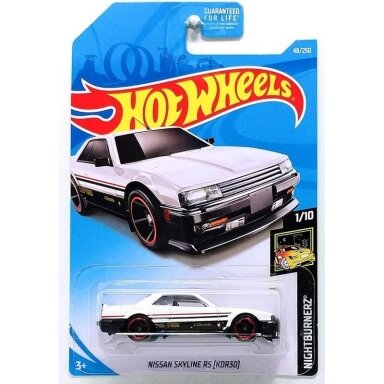 Hot Wheels Mainline Nissan Skyline RS KDR30 White Long card Guaranteed For Life