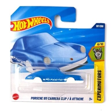 Hot Wheels Mainline Porsche 911 Carrera Clip White/Blue