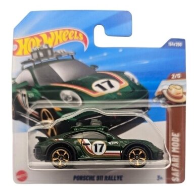 Hot Wheels Mainline Porsche 911 Rallye Green