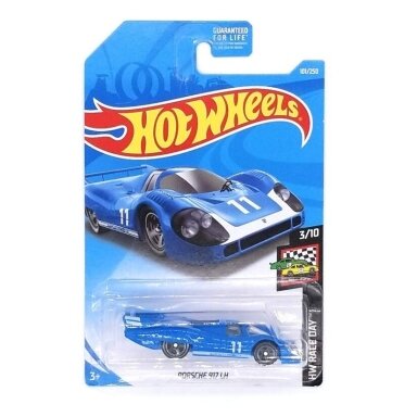 Hot Wheels Mainline Porsche 917 LH Blue Long Card Guaranteed For Life