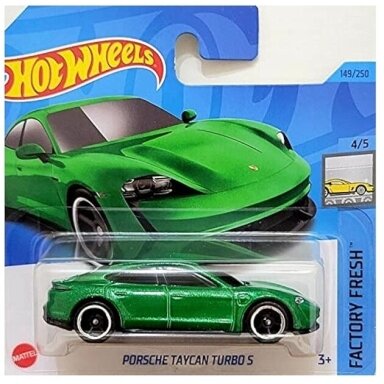 Hot Wheels Mainline Porsche Taycan Turbo S Green