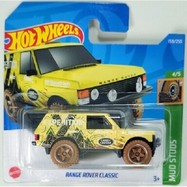 Hot Wheels Mainline Range Rover Classic Yellow