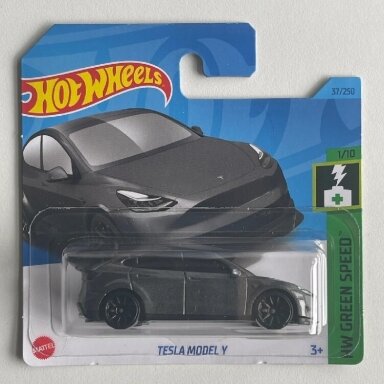 Hot Wheels Mainline Tesla Model Y Dark Grey