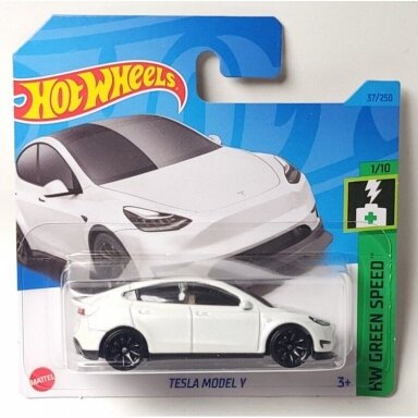 Hot Wheels Mainline Tesla Model Y White