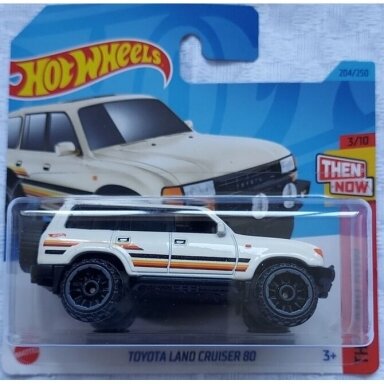 Hot Wheels Mainline Toyota Land Cruiser 80 White