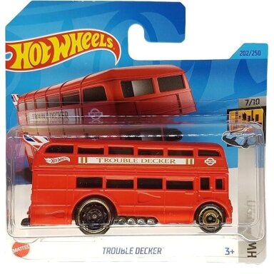 Hot Wheels Mainline Trouble Decker Red