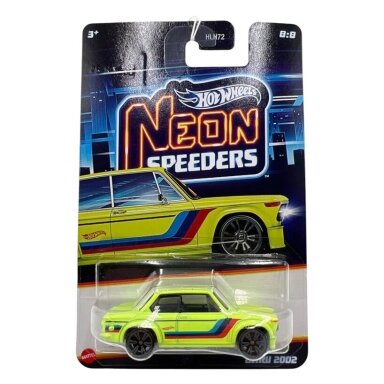 Hot Wheels Mainline Neon Speeders BMW 2002 Yellow