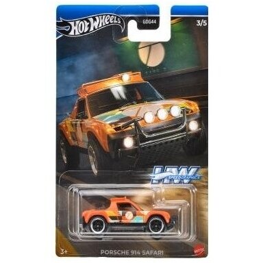 Hot Wheels Mainline Speed Graphics Porsche 914 Safari, orange/black 3/5