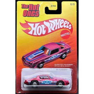 Hot Wheels Mainline The Ultra Hot Set 1981 Camaro, pink/blue/white